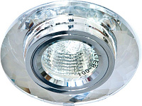 Светильник встраиваемый Feron DL8050-2/8050-2 потолочный MR16 G5.3 серебристый 18643