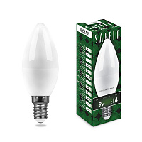 Лампа светодиодная SAFFIT SBC3709 Свеча E14 9W 2700K 55078