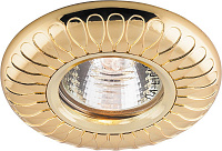 Светильник встраиваемый Feron DL6047 потолочный MR16 G5.3 золото 28959