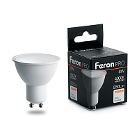 Лампа светодиодная Feron.PRO LB-1608 GU10 8W 4000K 38093