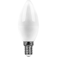 Лампа светодиодная SAFFIT SBC3711 Свеча E14 11W 6400K 55171