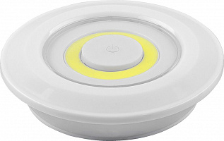 Светодиодный светильник-кнопка Feron FN1207 (3шт в блистере+пульт), 3W, белый 23378