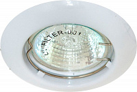 Светильник встраиваемый Feron DL110A потолочный MR11 G5.3 белый 15005