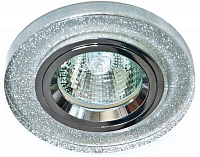 Светильник встраиваемый Feron DL8060-2/8060-2 потолочный MR16 G5.3 мерацющее серебро 19708